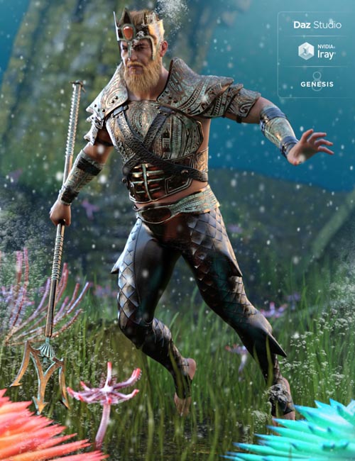 Poseidon Outfit for Genesis 8 Male(s)