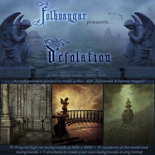 Desolation - Gothic Backgrounds by Folkvangar