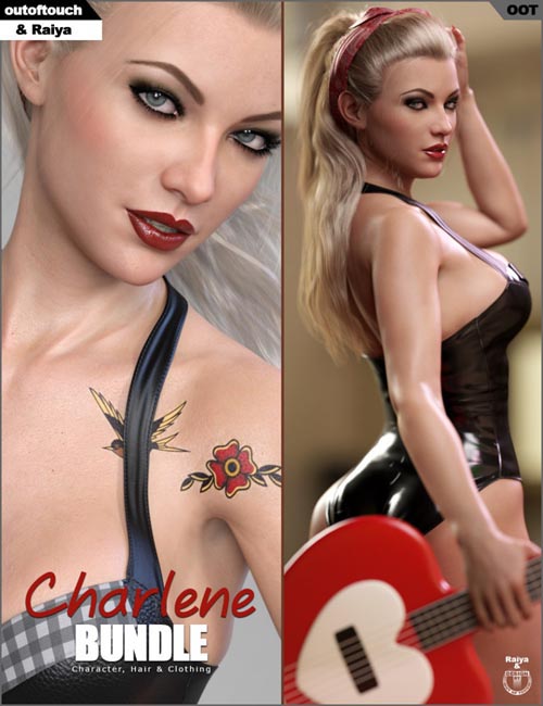 Charlene Character, Hair & Clothing Bundle