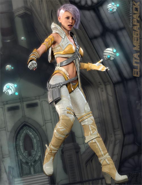 Elita Cyberpunk Megapack for Genesis 8 Female(s)