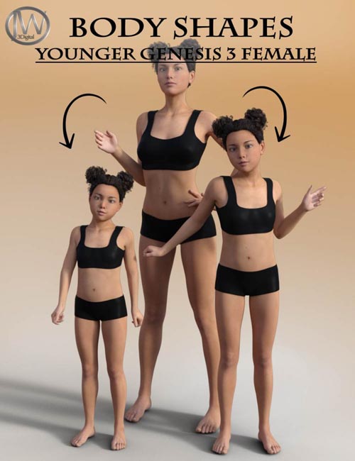Body Shapes: Younger Genesis 3 Female