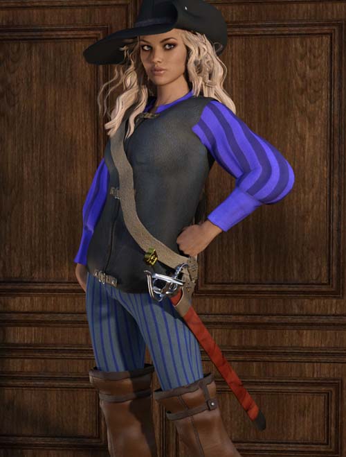 Rogue Outfit for Genesis 3 Female
