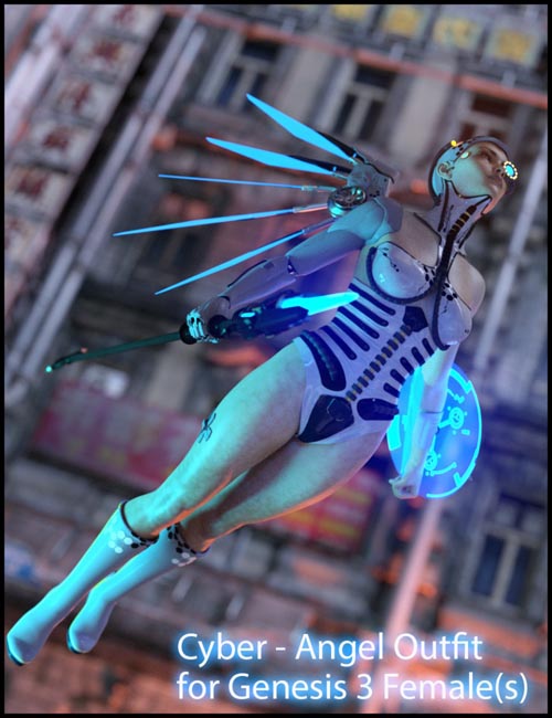 CyberAngel - The Outfit for Genesis 3 Female(s)