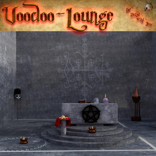 Voodoo Lounge scene for DAZ Studio Iray
