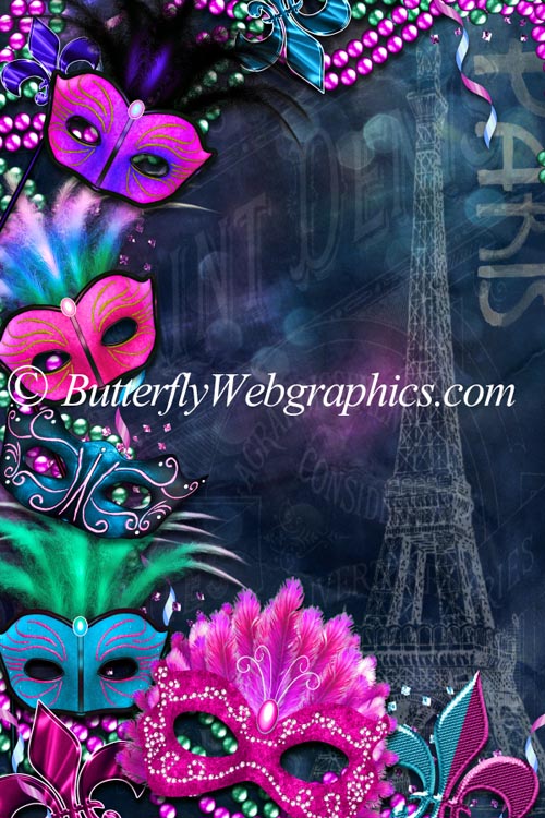 18 Mardi Gras stock images in the PNG format