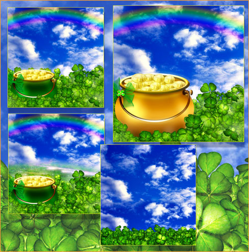 6 St. Patrick’s Day Graphics in the PNG format