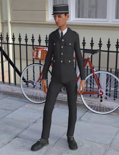 Inspector Uniform for Genesis 8 Male(s)