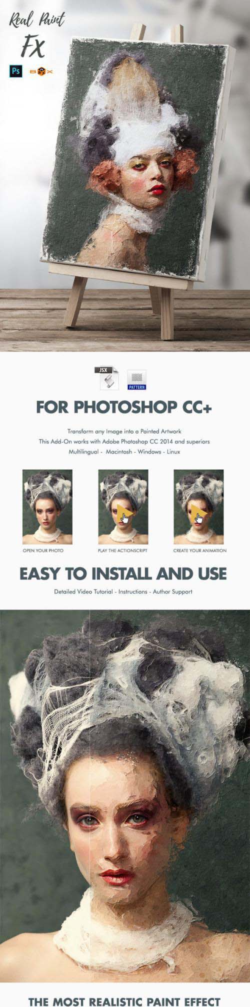 real paint fx photoshop add-on extension download free