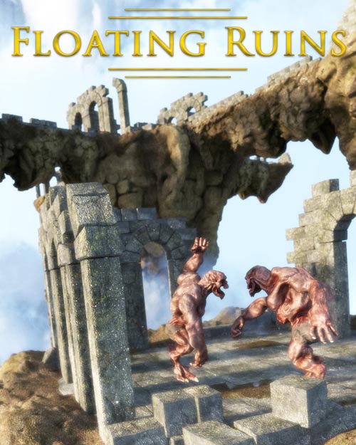 Floating Ruins for DS Iray