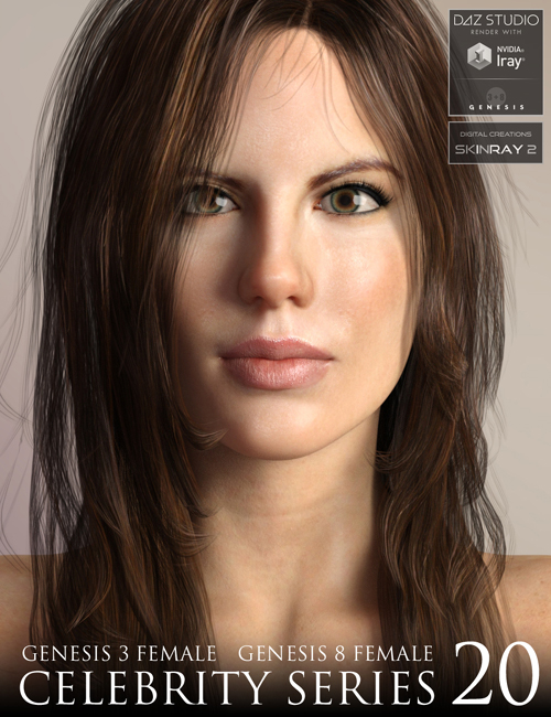 Celebrity Series 20 for Genesis 3 and Genesis 8 Female