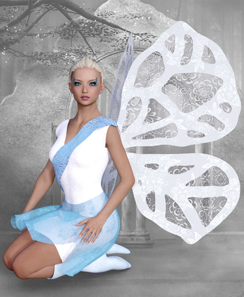 Pixie Wings for Genesis 3 Female