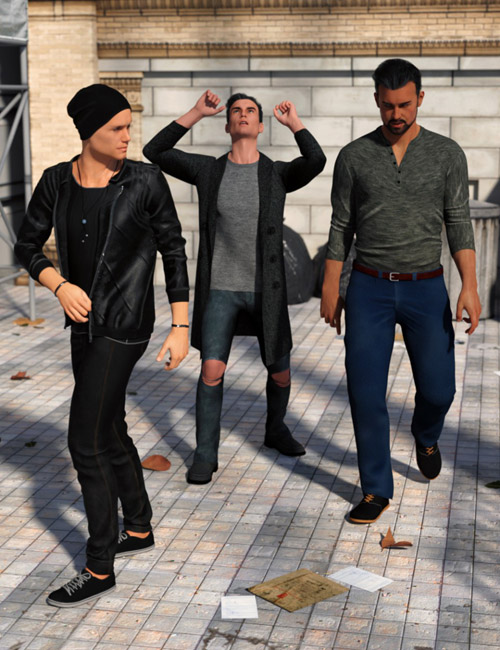 Urban Ubiquity Poses for Genesis 3 and 8 Male