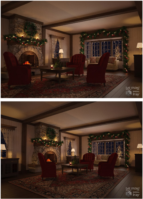 Winter Cottage Interior