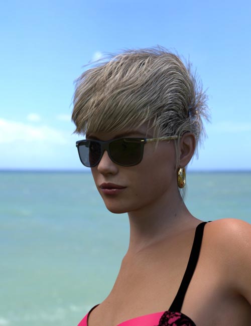 Azzuria Hairstyle for Genesis 3 and 8 Female(s)
