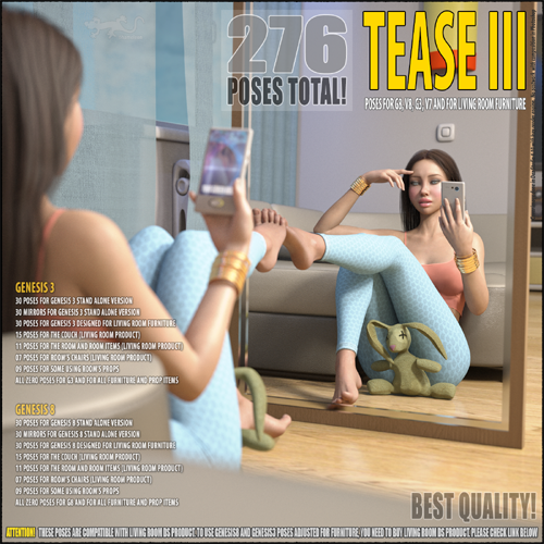 Tease III - Poses for G8 and for G3
