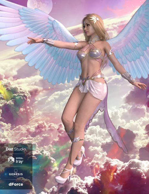 Archangel Outfit and Props for Genesis 8 Female(s)