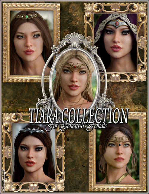 EJ Tiara Collection for Genesis 8 Female(s)