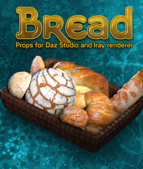 Exnem Bread for Daz Studio and Iray