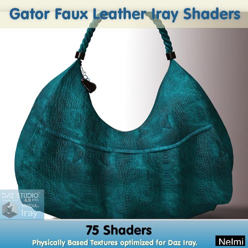 Gator Faux Leather Iray Shaders - Merchant Resource