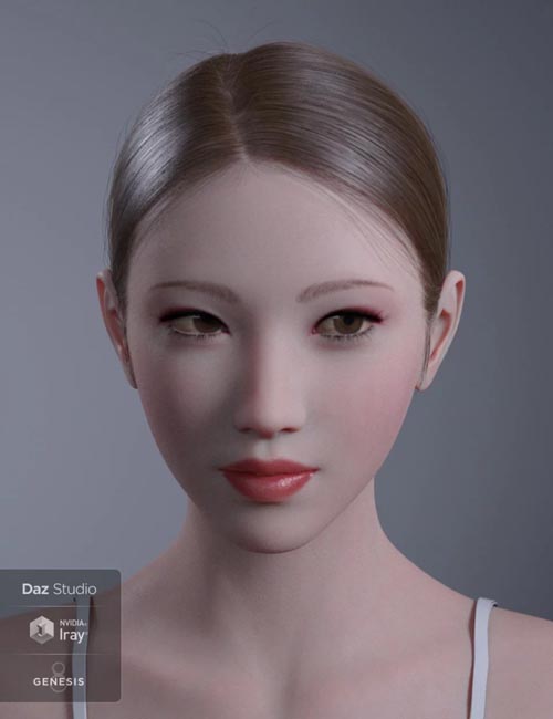 HY Ponytail LowBun Hair for Genesis 3 and 8 Female(s)