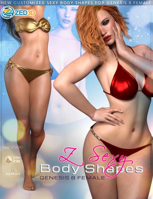 Z Sexy Body Shapes for Genesis 8 Female