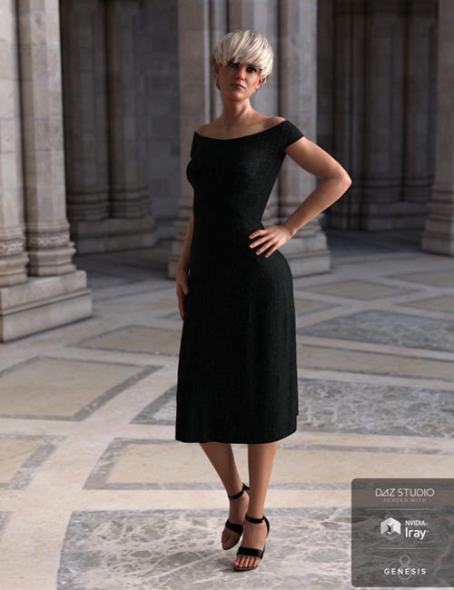  dForce Summer Dress Venice for Genesis 8 Female(s) 