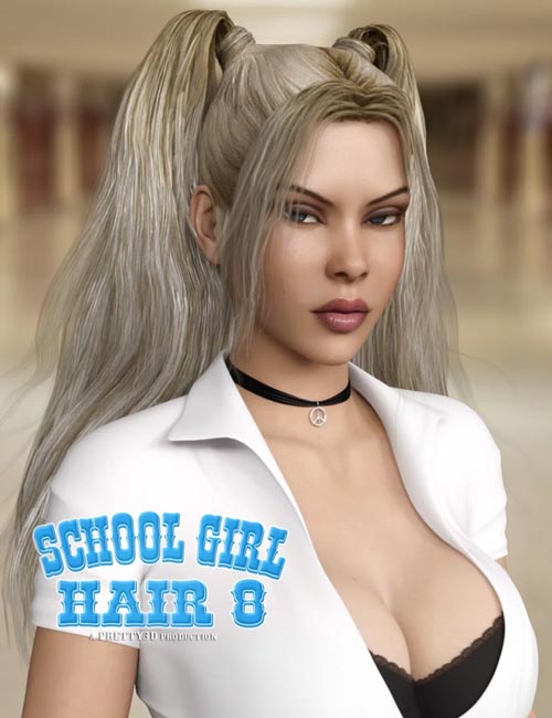 School Girl Hair for Genesis 8 Female(s)
