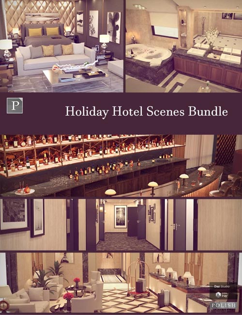 Holiday Hotel Scenes Bundle