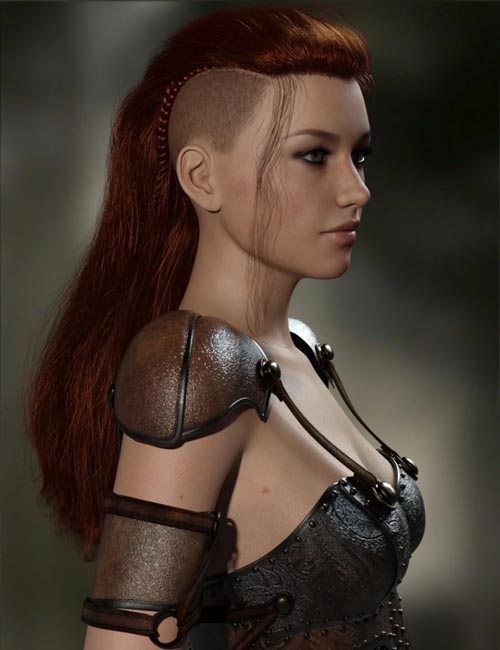 MRL Warrior Hair for Genesis 8 Female