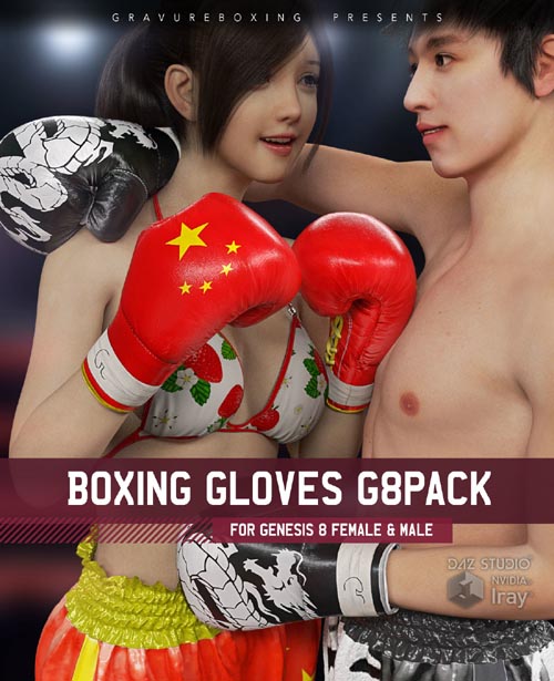 Boxing Gloves G8Pack for Genesis 8 Female and Male