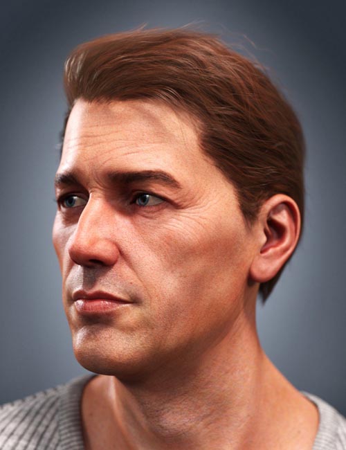 SP Hair 004 for Genesis 3 and 8 Male(s)