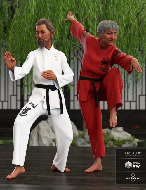 dForce Karate Gi Textures