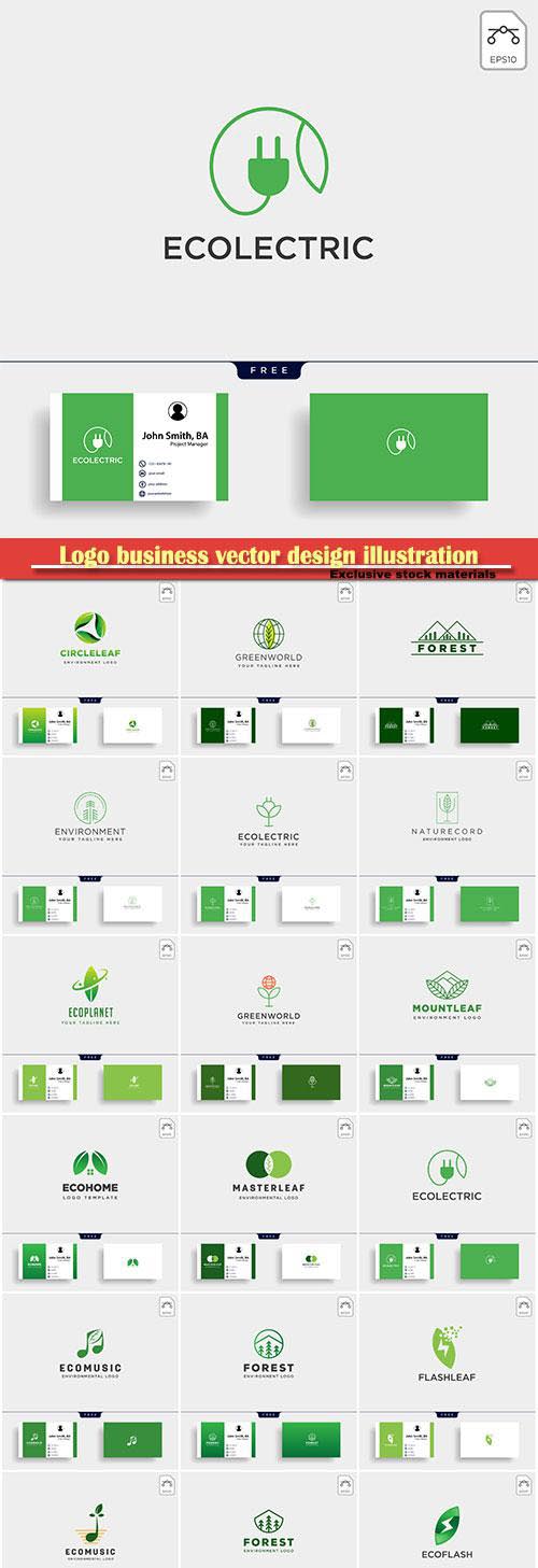 Logo business vector design illustration # 84