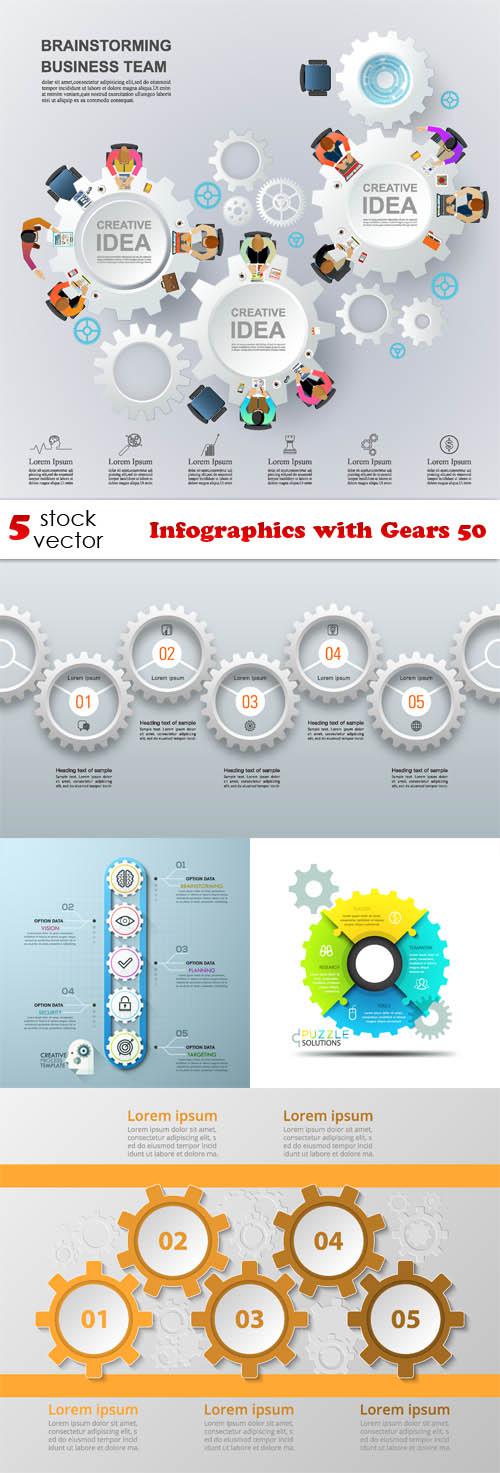 Infographics with Gears 50