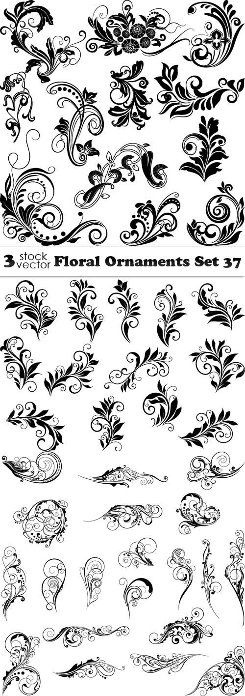 Floral Ornaments Set 37