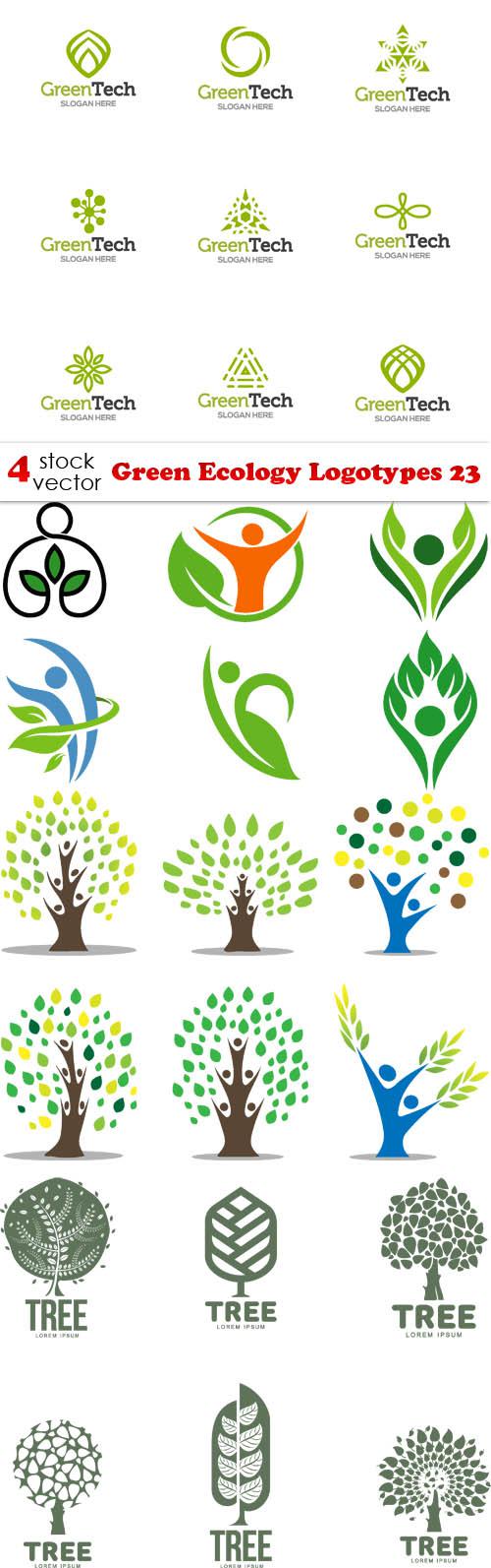 Green Ecology Logotypes 23
