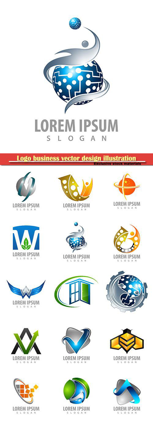 Logo business vector design illustration # 95