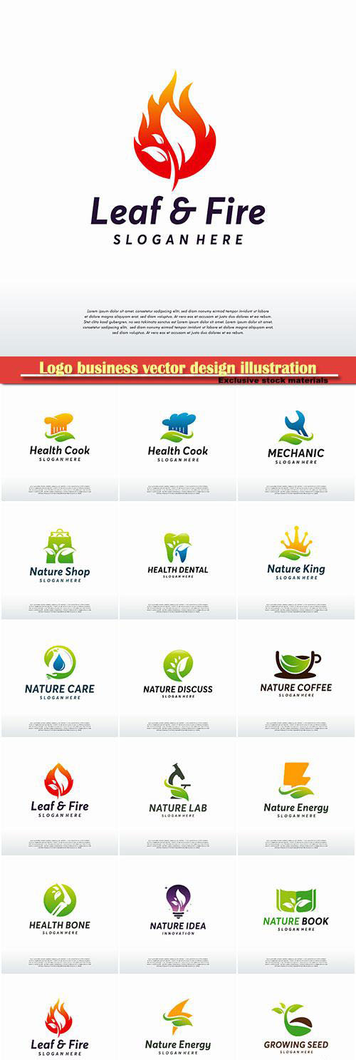 Logo business vector design illustration # 88