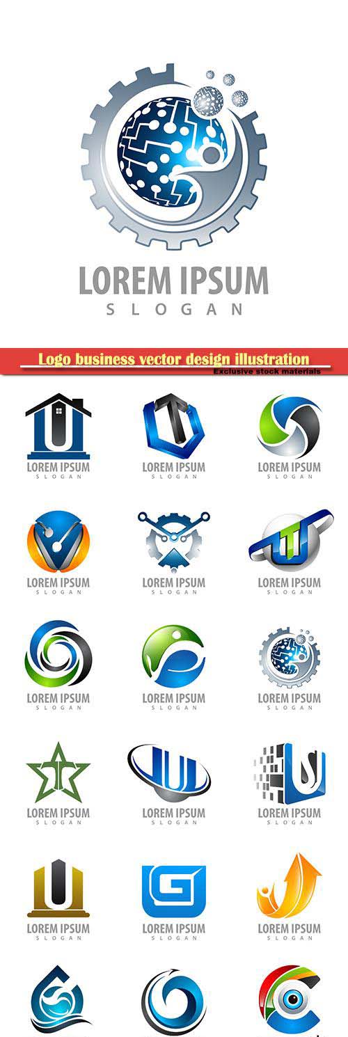 Logo business vector design illustration # 92