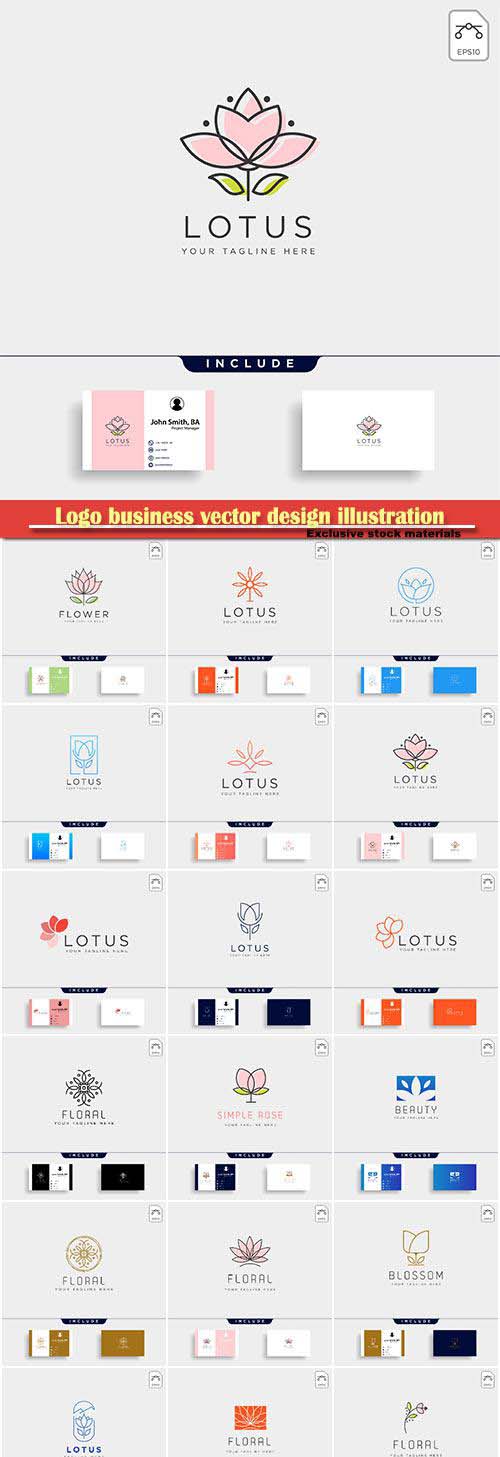 Logo business vector design illustration # 91