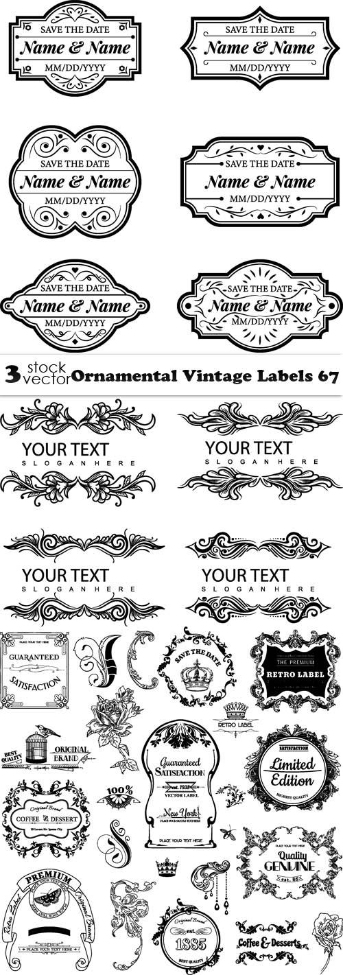 Ornamental Vintage Labels 67