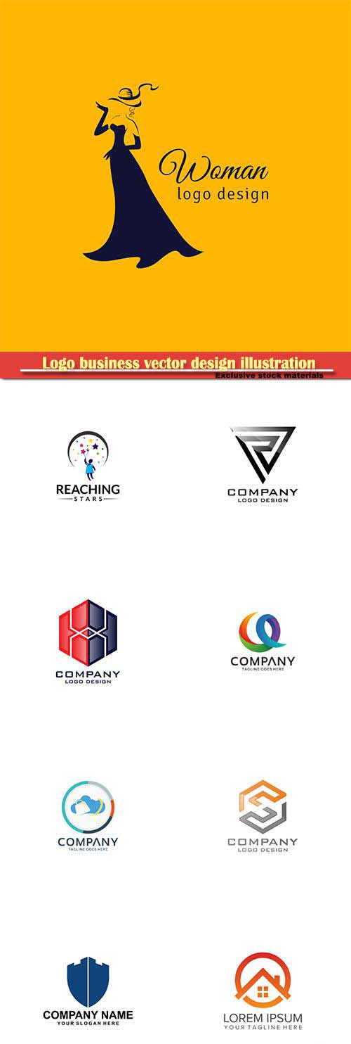 Logo business vector design illustration # 101