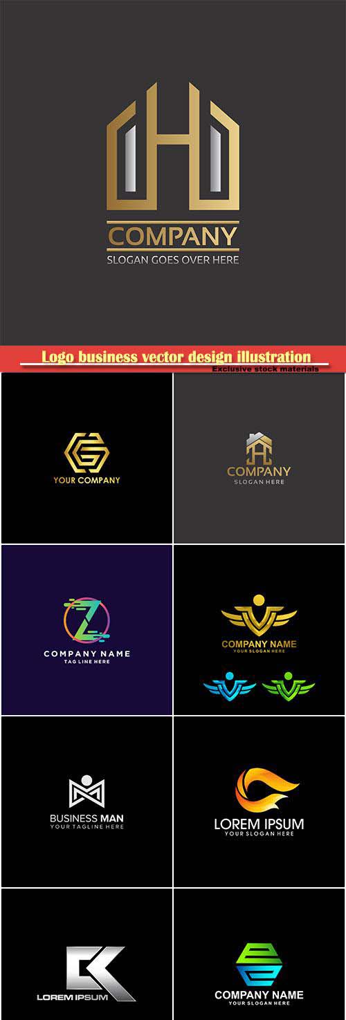 Logo business vector design illustration # 99