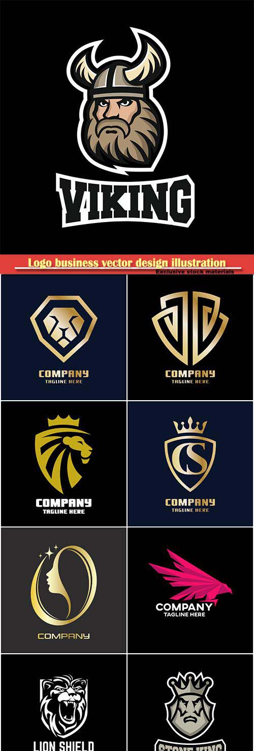 Logo business vector design illustration # 103