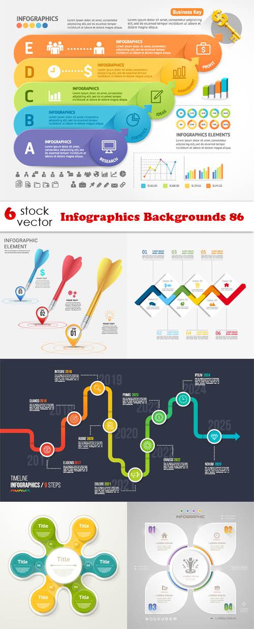 Infographics Backgrounds 86