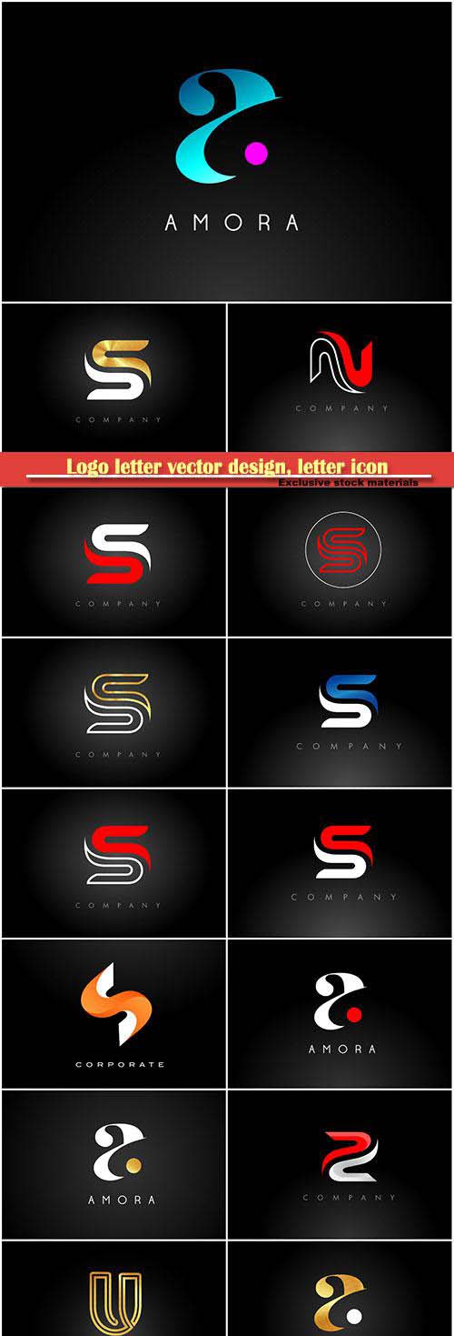 Logo letter vector design, letter icon # 11