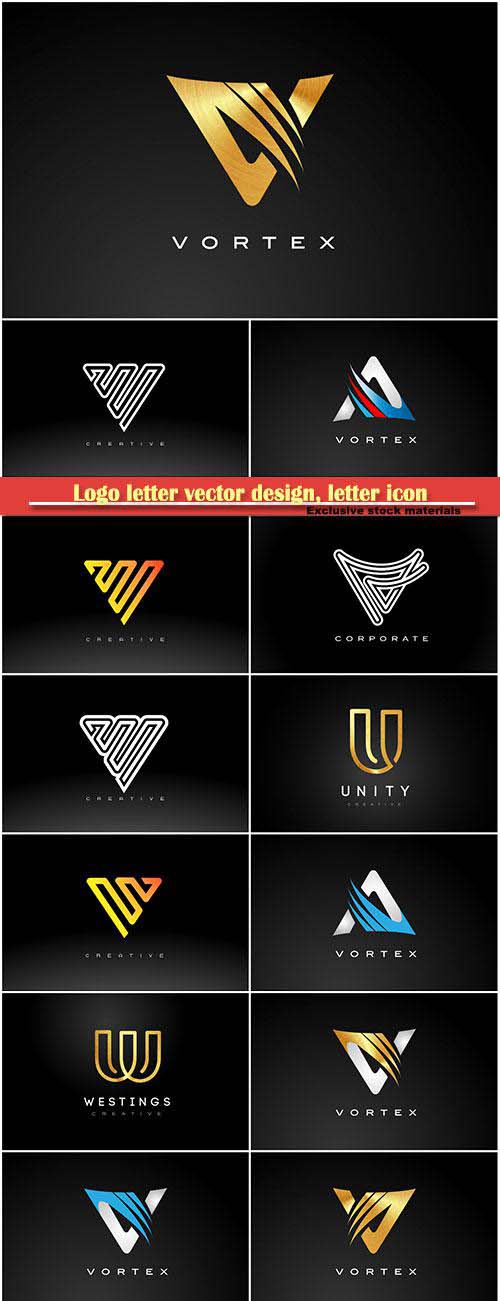 Logo letter vector design, letter icon
