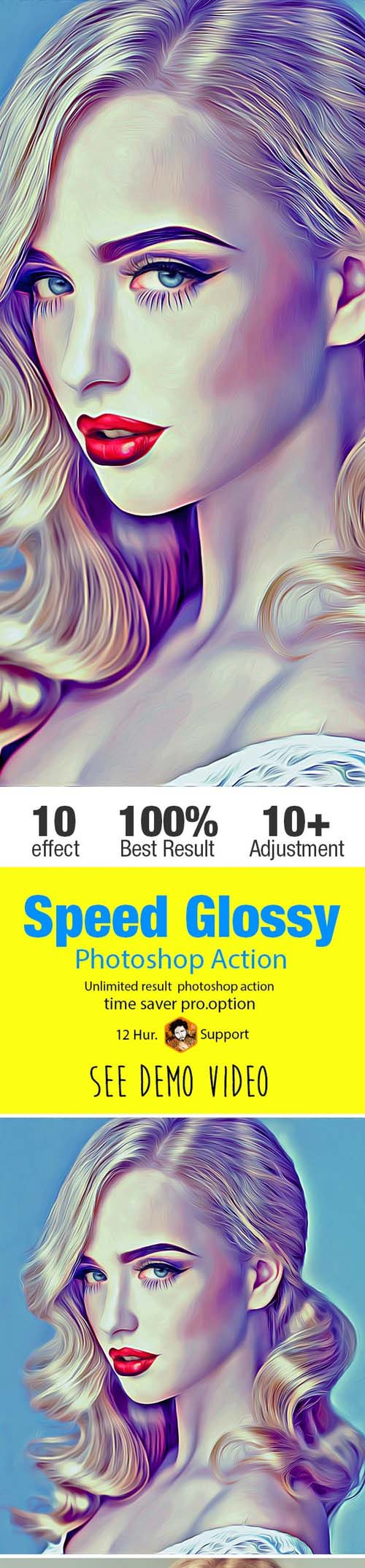 Speed Glossy Art Action