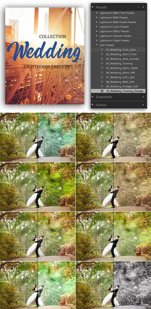 10 Wedding Photography Lightroom Presets