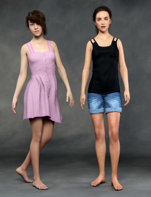 Teen Girls for Genesis 8 Female